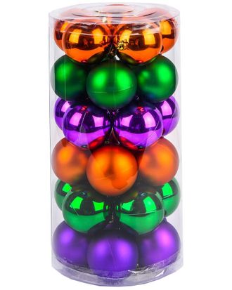 National Tree Company 30-Piece Halloween Ball Ornaments Set