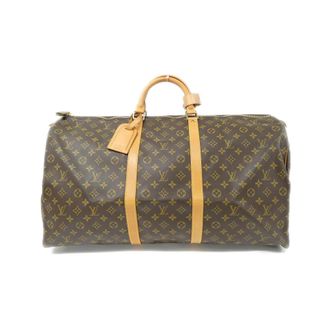 Louis Vuitton Brown Coated Canvas Boston Bag (Pre-Owned)