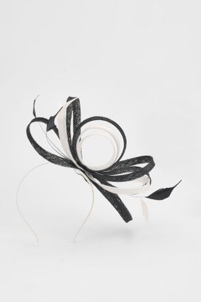 Karen Millen Womens Twist Detail Headband Fascinator - Monochrome Multi - One Size