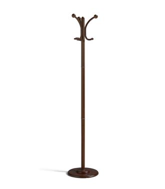 HERDASA Herdasa - Perchero Mod. 409 Herrajes En Cromo Satinado Lacado Wengu&eacute;, 170 Cm(alto)35 Cm(ancho)35 Cm(largo)