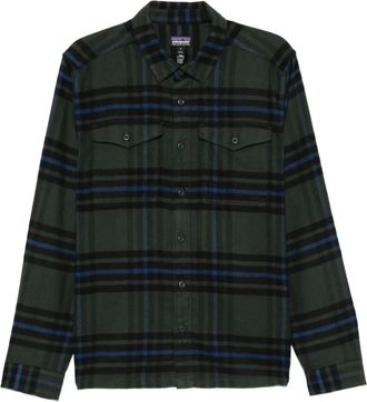 Patagonia checked pocketed shirt - Green