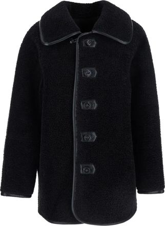 Low Classic button-down jacket - Black