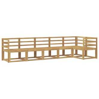 vidaXL Conjunto De Sof&aacute;s De Exterior 6 Pcs Blanco Vidaxl