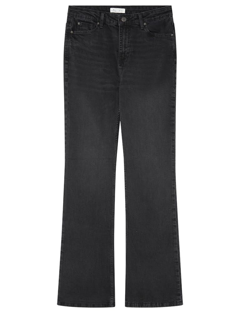 SPRINGFIELD Damen Hose – Hoher Bund, Gerade Schnitt, Mit Gürtel & Knöchellänge