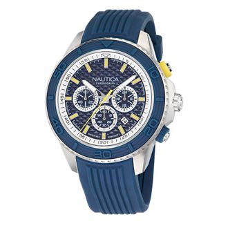 Nautica Nautica One Chronograph Watch With Silicone Strap