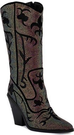 London Rag Glimmer Western Boot in Black at Nordstrom Rack, Size 6.5