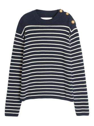 Valentino Garavani striped sweater - men - Cotton - S - Blue