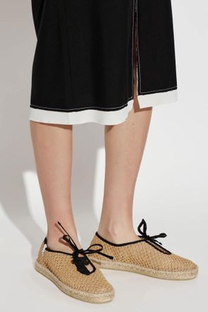 Kenzo Espadrilles With Logo, Womens, Brown