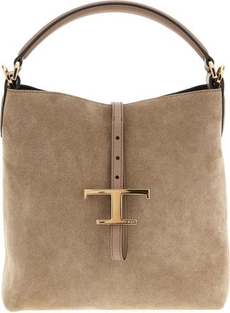 Tod's Beige Calfskin Womens Handbag