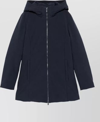 Woolrich down hooded slim-fit parka coat