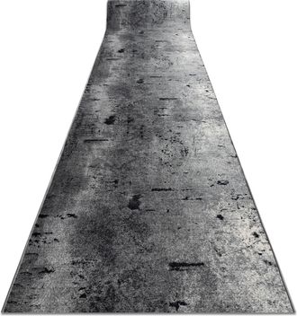 RugsX Rugsx - Alfombra De Pasillo Con Refuerzo De Goma Marl Hormig&oacute;n, Gris 100 Cm Grey 100x1150 Cm