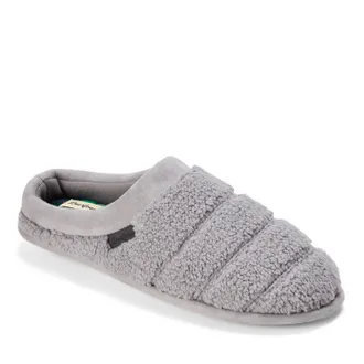 Dearfoams Mens Asher Quilted Clog House Slipper