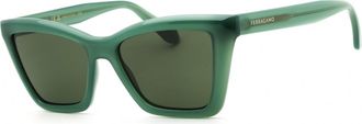 Ferragamo SF2039SE 339 Opaline Green/Brown Green