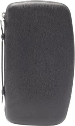 Louis Vuitton Pre-owned Clutches, male, Black, Size: ONE SIZE Pre-owned Long wallet (bi-fold)