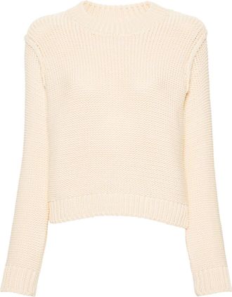 A.P.C. Inga sweater - women - Polyamide/Organic Cotton - L - Neutrals