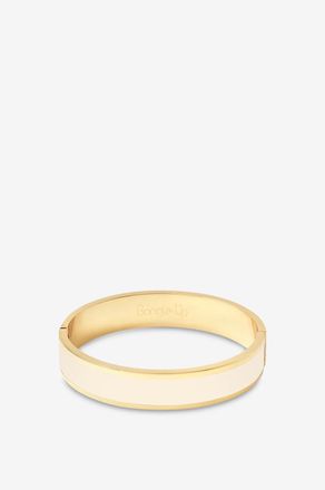 Bangle Up Emaillierter goldener geschlossener Armreif Bangle 12 mm - Bleu Turquoise