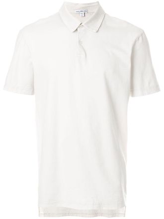 James Perse klassiek poloshirt - Wit