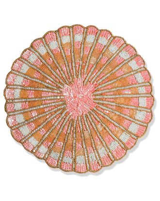 Tiramisu Garden Party Beaded Charger