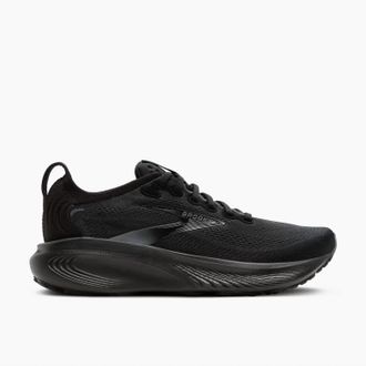 Brooks Mens Adrenaline Gts 25 Running Shoe In Black/black/ebony