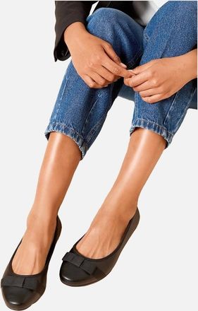 Dorothy Perkins Womens Dorothy Perkins Womens/Ladies Paris Bow Detail Wide Ballerina Flats - Black - Size: 3