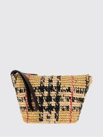 Burberry Pochette Margate Burberry in rafia check