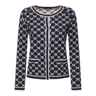 Max Mara Dames, Truien, Blauw, Maat: M Wol