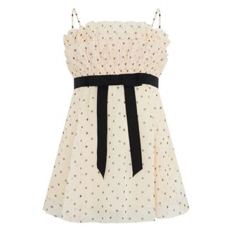 Zimmermann Geplooide Cami-top met ruches - Dames - Tops - Beige - Maat: M Viscose