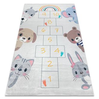 RugsX RugsX Bambino Rug in Grey | Size: 200 cm x 290 cm