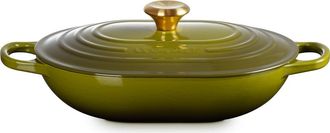 LE CREUSET 3.75-Quart Oval Enameled Cast Iron Casserole in Olive at Nordstrom