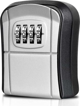 OEM Nazalus - Oferta Especial - Caja De Seguridad Para Llaves De Pared, Minicaja De Seguridad Para Exteriores Con C&oacute;digo De 4 D&iacute;gitos, Estuche Impermeable
