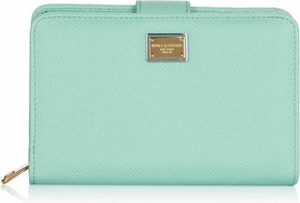 Dolce & Gabbana Portemonnee met rits - unisex - Accessoires - Blauw - Maat: ONE Size