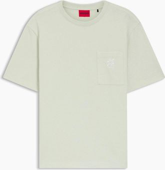 HUGO BOSS Mens HUGO Darro T-Shirt 331 L Pastel Green - Size: 40