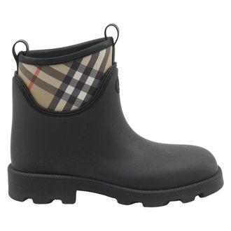 Burberry Rain Boots, male, Black, Size: 9 US Chelsea Boots