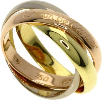 Cartier Yellow Gold (18K) Pink Gold (18K) White Gold (18K) Band Ring (Pre-Owned)