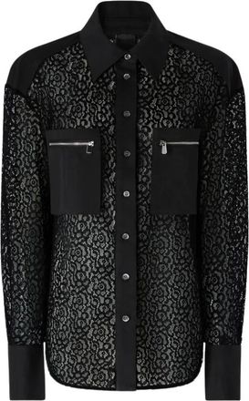 Pinko Magliocco Camicia - Blouses & Shirts - Mujer - Negro - XS