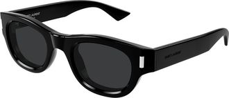 Saint Laurent SL 761 001 Mens Sunglasses Black Size 49 - Free RX Lenses - Free RX Lenses