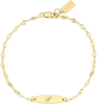 Set & Stones Banks Initial Bracelet in Gold /H at Nordstrom