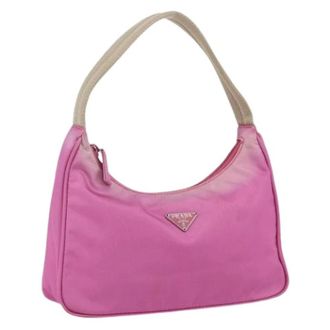 Prada Pre-owned Mini Bags, female, Pink, Size: ONE SIZE Pre-owned Mini Hand Bag