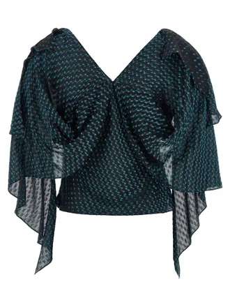 Kiko Kostadinov Plexus Blouse - Teal