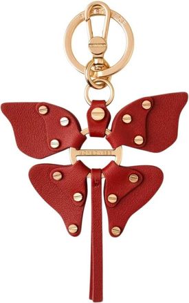 Borbonese Butterfly Keychain - Dames - Sleutelhangers & Tashangers - Rood - ONE Size - Leer - Accessoires