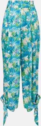 Chlo&eacute; Floral silk balloon pants