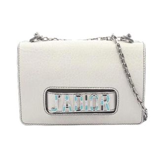 Dior Pre-owned Jadior Leather Shoulder Bag - - Pre-owned - Donna - Beige - ONE SIZE