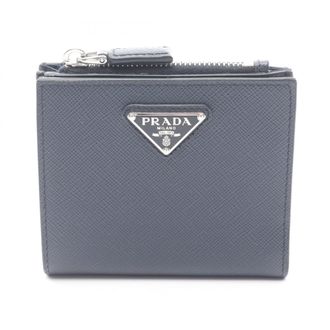 Prada Navy Saffiano Wallet (Bi-Fold) (Pre-Owned)