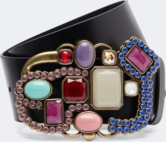 Isabel Marant Nedia embellished leather belt