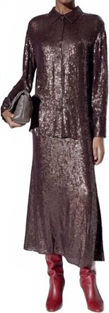 Maria Cher Cardales Cyrus Shirt In Brown
