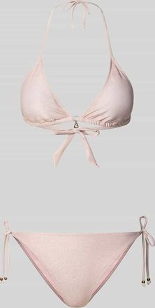 Banana Moon Banana Moon Bikini mit wattierten Cups und seitlicher Schn&uuml;rung in Altrosa, Gr&ouml;&szlig;e XXL