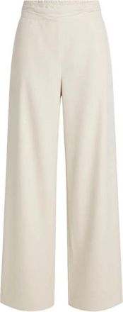 Pennyblack Pbpmappa Wijde Broek - Dames - Wijde Broeken - Wit - M - Leer - Broeken