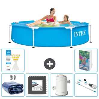 Intex Piscina Con Estructura Redonda - 244x51 Cm - 7-piezas S141