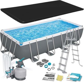 Bestway Piscina De Jard&iacute;n Con Estructura 549 X 274 X 122 Cm 12 En 1 Bestway 56466n