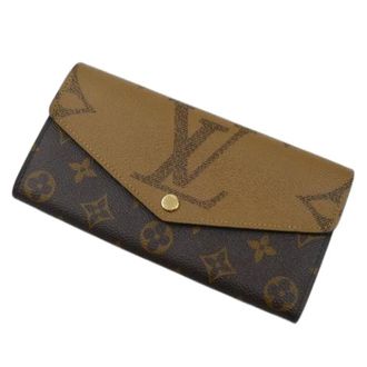 Louis Vuitton Portafoglio Pre-owned Portefeuille Sarah Monogram Giant Reverse - - Pre-owned - Donna - Marrone - ONE SIZE